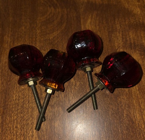 Vintage ruby colored glass - ruby,