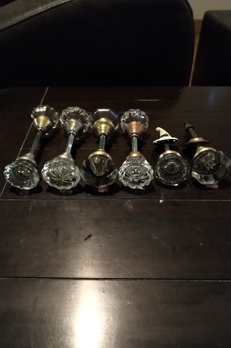 Lot glass door - glass, knobs