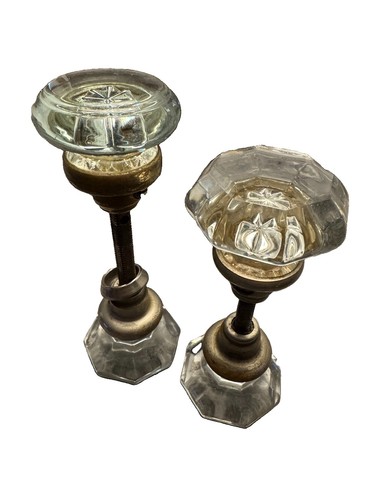 2pcs vintage antique crystal - 2pcs,