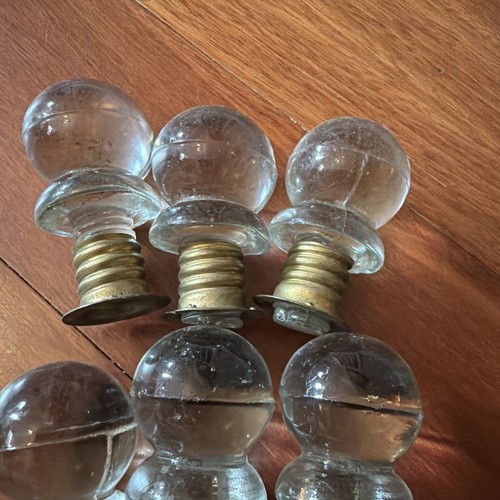 Vintage round glass ball - round,