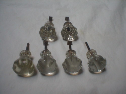 Antique glass cabinet - cabinet, knobs