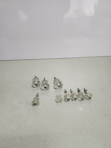 Clear glass drawer pull - clear,