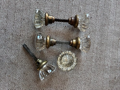 Antique set three - clear, 12