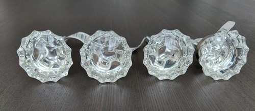 Clear glass cabinet knobs - clear,