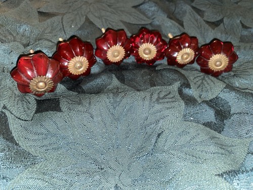 Vintage ruby red glass - 6,