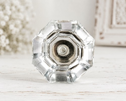 Faceted octagon glass - octagon,