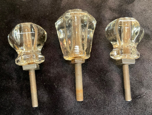 Antique crystal glass - 3,
