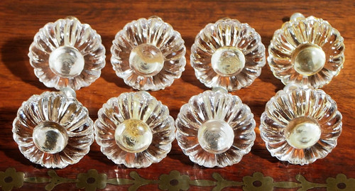 Set vintage clear round - vintage,