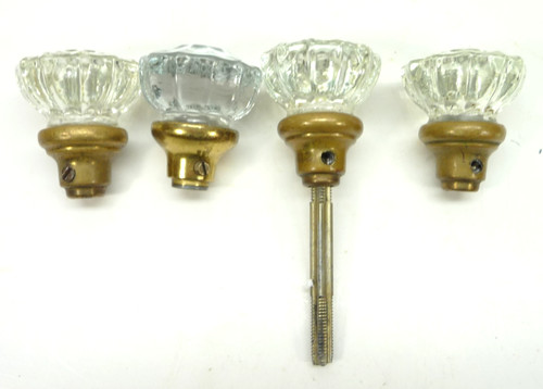 Vintage glass door knobs lot - vintage,