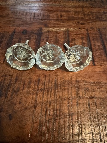 Vintage lot clear faceted - vintage,