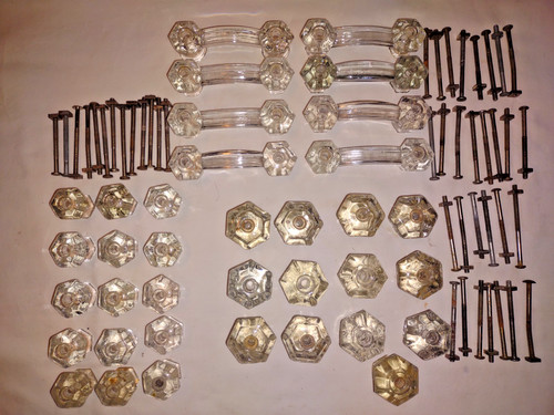 Lot vintage clear - lot, 36