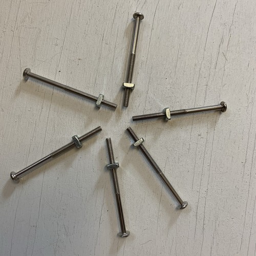 Lot threaded bolts and - of, 6